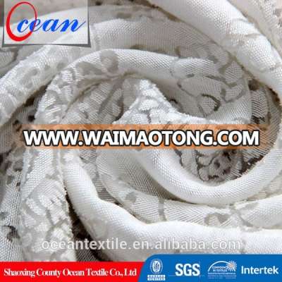 2014 fashion burn out style woven viscose nylon fabric